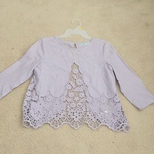 Lavender quarter length top